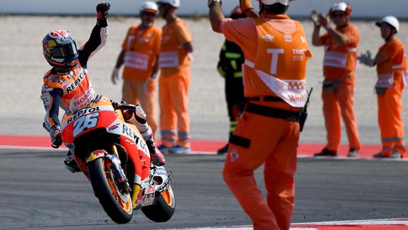 Pedrosa logra la primera victoria de la temporada