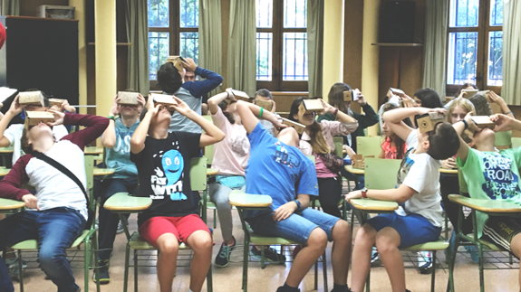 La realidad virtual llega al colegio