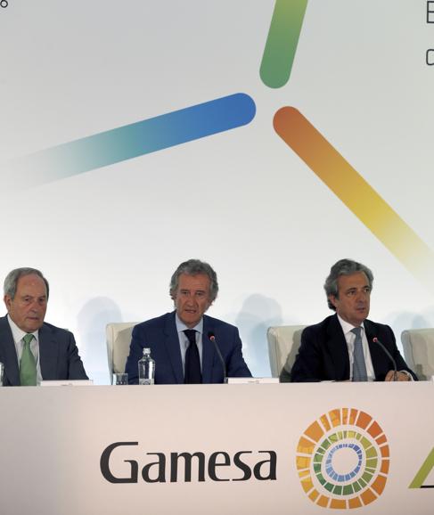 Los accionistas de Gamesa dan el visto bueno a la fusión con Siemens