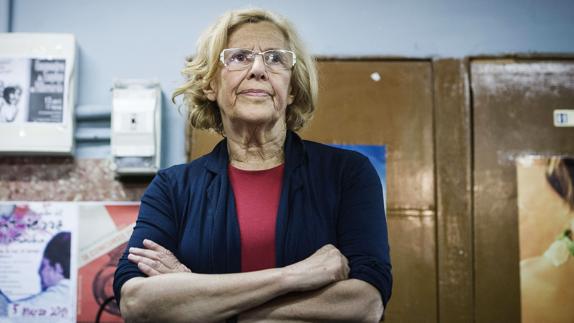 Manuela Carmena, trasladada al hospital por un problema de salud