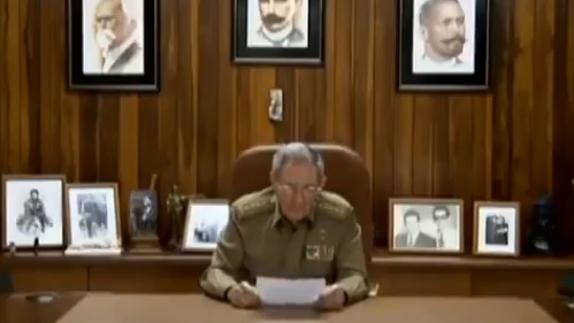 Raúl Castro anuncia la muerte del líder cubano