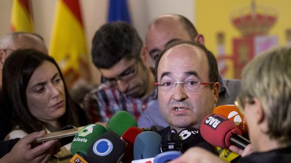 Iceta constata un «cambio de actitud» del Gobierno con Cataluña, pero pide «hechos»