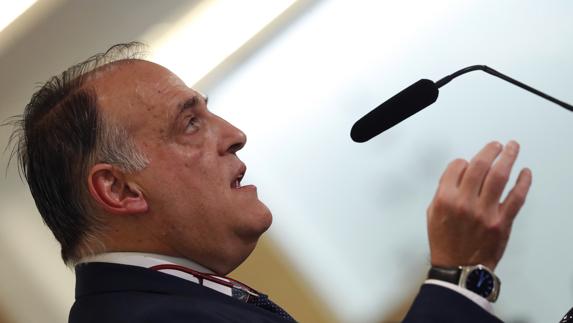 Javier Tebas: «Estoy convencido de que Cristiano Ronaldo no evadió impuestos»