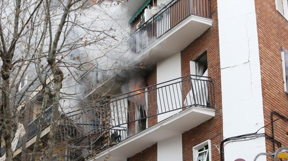 Nueve heridos, uno de ellos grave, en una explosión de gas en Salamanca