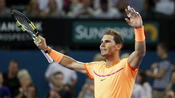 Nadal ya está en segunda ronda en Brisbane