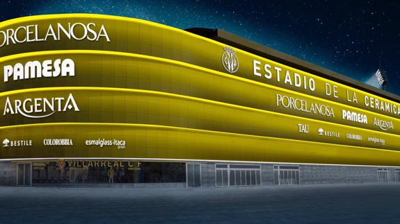 El Estadio de la Cerámica, nuevo nombre del estadio del Villarreal