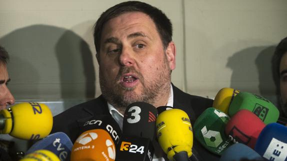 Junqueras dice que el Gobierno rechaza el referéndum porque «no quiere perder»