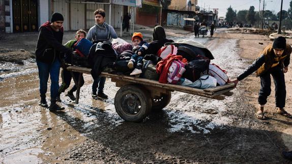 Un gran bazar renace en un barrio de Mosul arrebatado al Dáesh