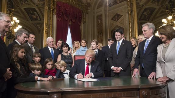 Trump: «Voy a luchar por vosotros y nunca jamás os decepcionaré»