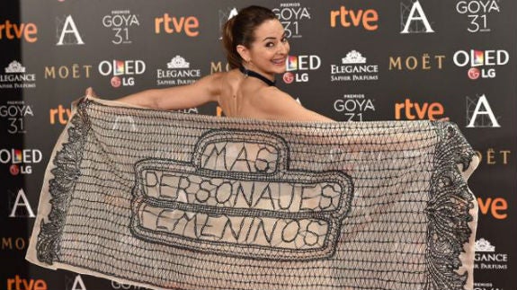 La noche de las mujeres (y las revindicaciones) en los Goya