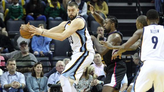 Marc Gasol vuelve a liderar a los Grizzlies