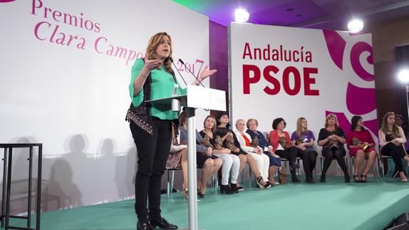 Susana Díaz pide un pacto de Estado contra la violencia machista