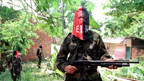 Mueren al menos ocho guerrilleros del ELN en una operación del Ejército colombiano