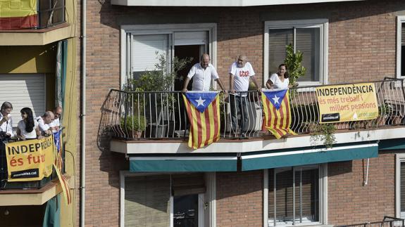 La ANC quiere llenar los balcones de toda Cataluña de 'síes' a favor de la independencia
