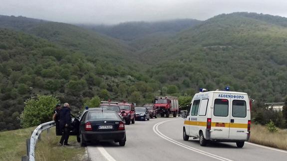 Se estrella un helicóptero del Ejército griego con cinco tripulantes