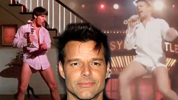 Ricky Martin y su seductor baile en calzoncillos