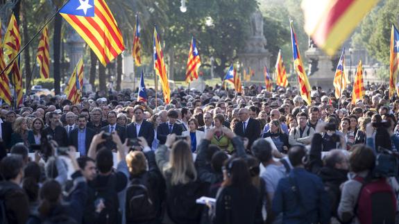 El independentismo impulsa una cuenta solidaria para los condenados por el proceso