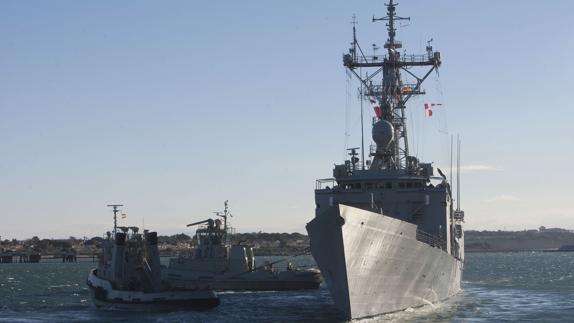 La fragata 'Canarias' ha rescatado a más de 3.000 migrantes en su misión en el Mediterráneo