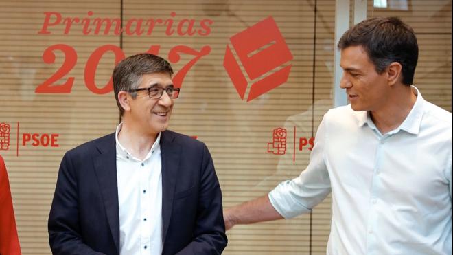 Sánchez da un primer paso para la reconciliación con Patxi López