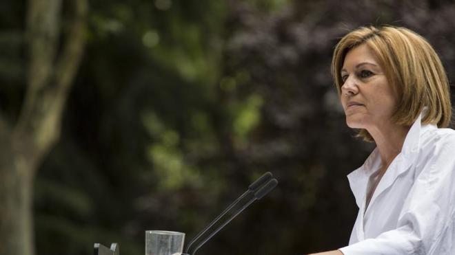 Cospedal advierte de que «nadie le va a quitar» la soberanía al conjunto de los españoles