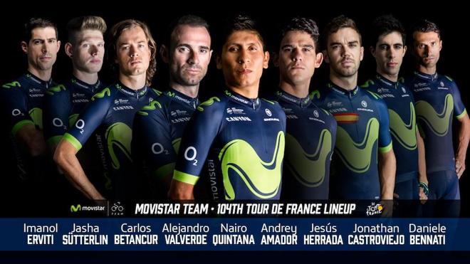 Movistar Team anuncia su nueve para el Tour