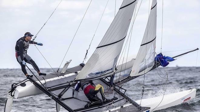 Más de un centenar de embarcaciones en la prueba test del Mundial de Vela