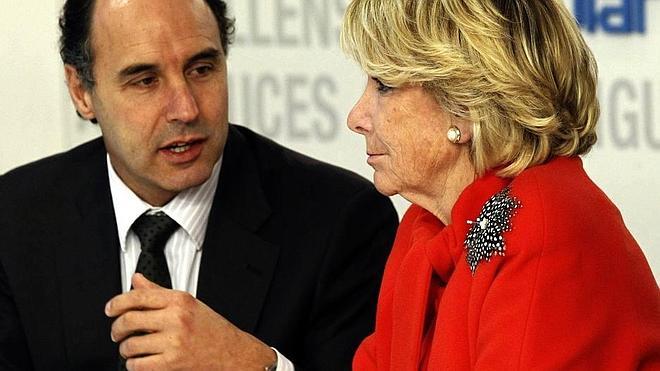 Esperanza Aguirre, esta semana en la UIMP