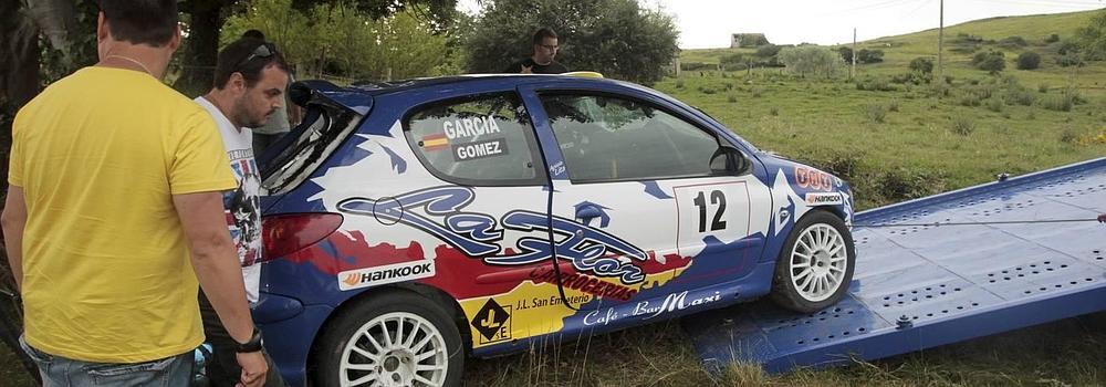 El piloto del accidente en el Rallysprint de Miengo se siente "desbordado"