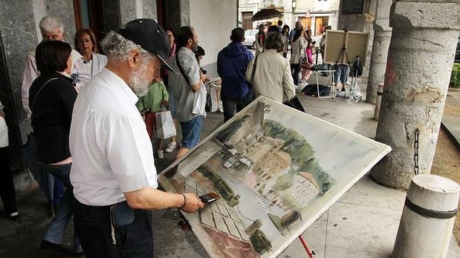 José Reyes se adjudicó el 'VI Concurso de Pintura al Aire Libre'