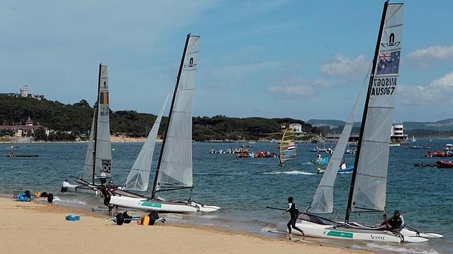 El Mundial de Vela arranca oficialmente con las mediciones de los Laser