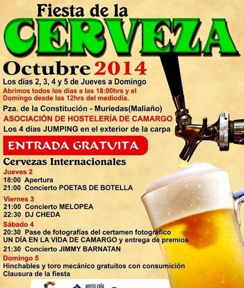 La Fiesta de la Cerveza se celebrará del 2 al 5 de octubre