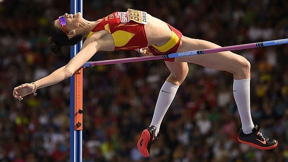 Ruth Beitia acaba la temporada como líder mundial del año