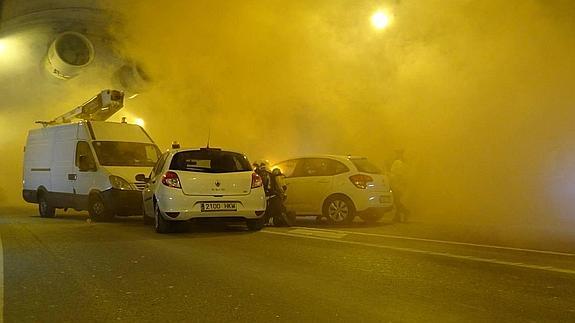 Alerta en el túnel