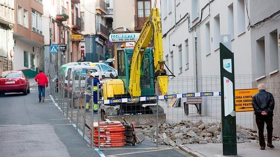 Las obras de la Atalaya cortarán el lunes el tráfico entre San Celedonio y Guevara