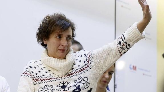 Teresa Romero, en el plató de Telecinco