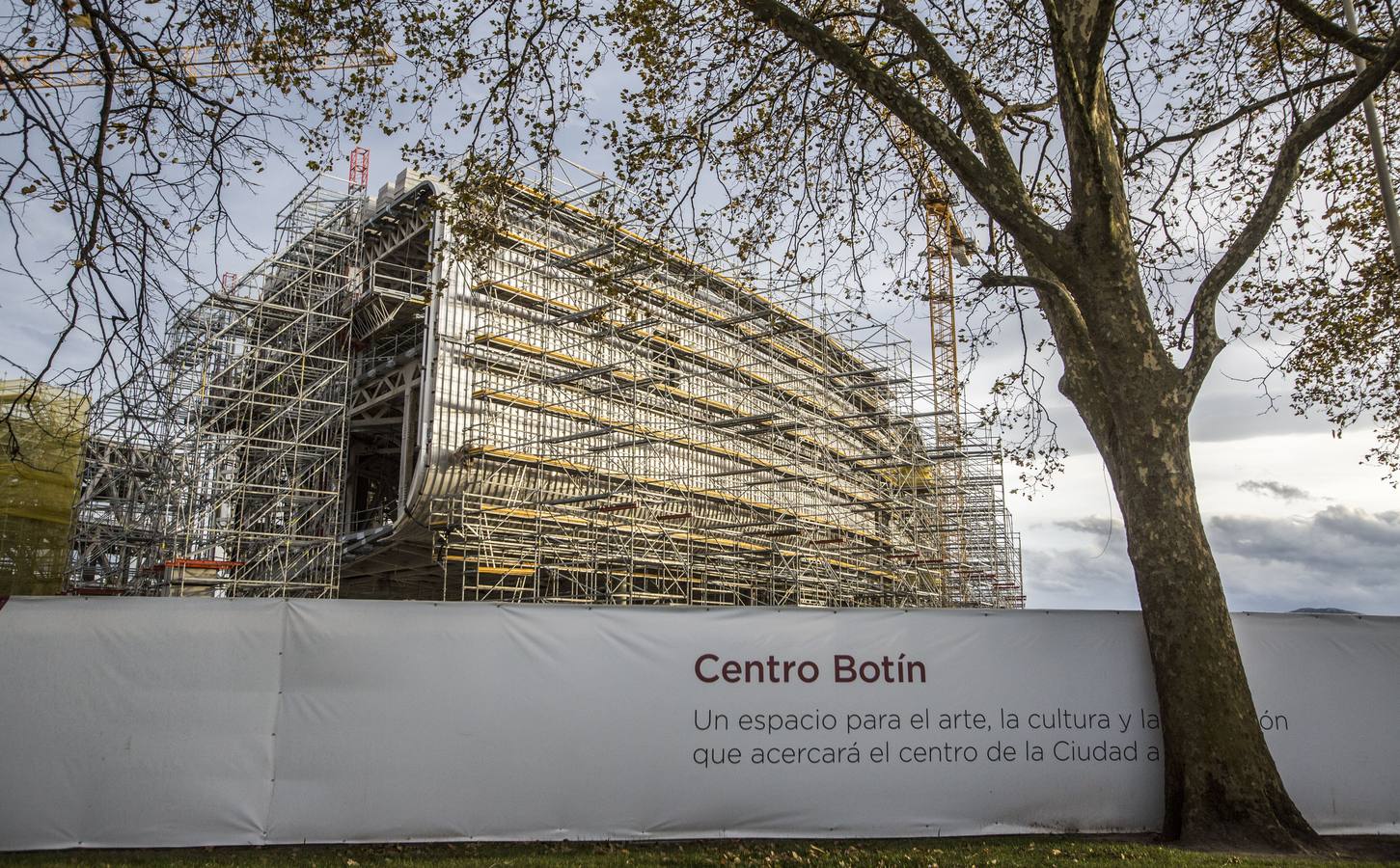 La Fundación Botín dice que las obras del Centro "no están paradas"