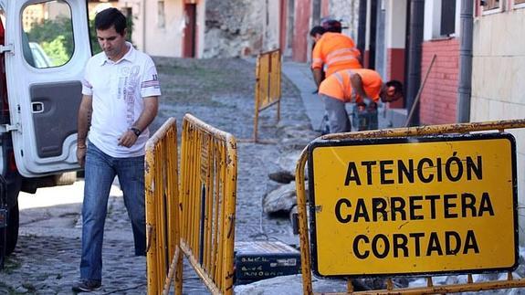 Las obras de la calle Merenillo afrontan su recta final