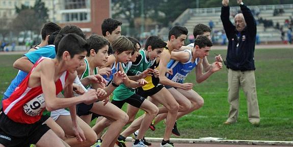 Estreno cadete sobre pista