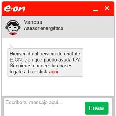E.ON lanza un nuevo chat online en tiempo real para resolver las dudas de los usuarios