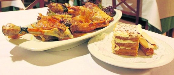 Lechazo y hojaldre, en Torrelavega