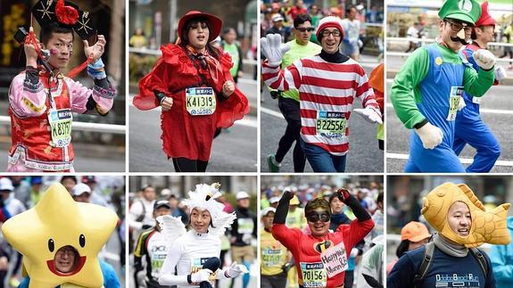 Todo cabe en el maratón de Tokio