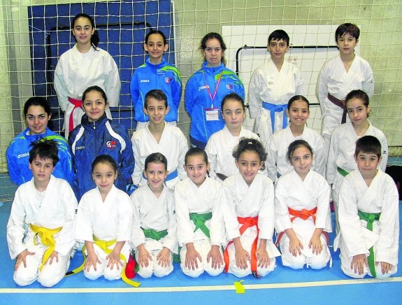 Papel destacado de los karatekas del gimnasio González Machín