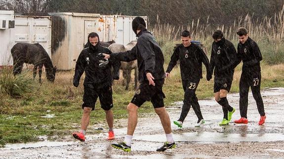 Entrenamientos en pésimas condiciones