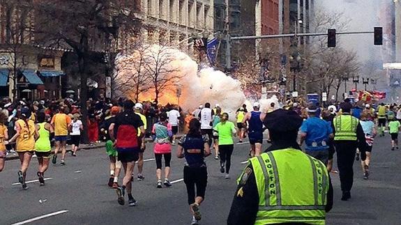 Nuevas imágenes del atentado de la maratón de Boston