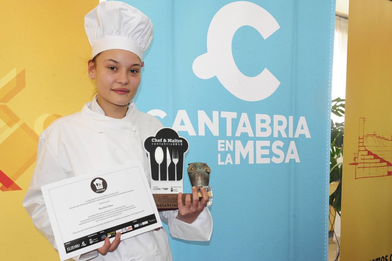 Nicoleta Slabu gana el certamen 'Chef Cantabria 2015'