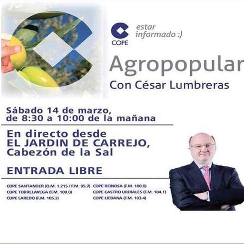 El programa 'Agropopular' se emite este sábado desde Carrejo