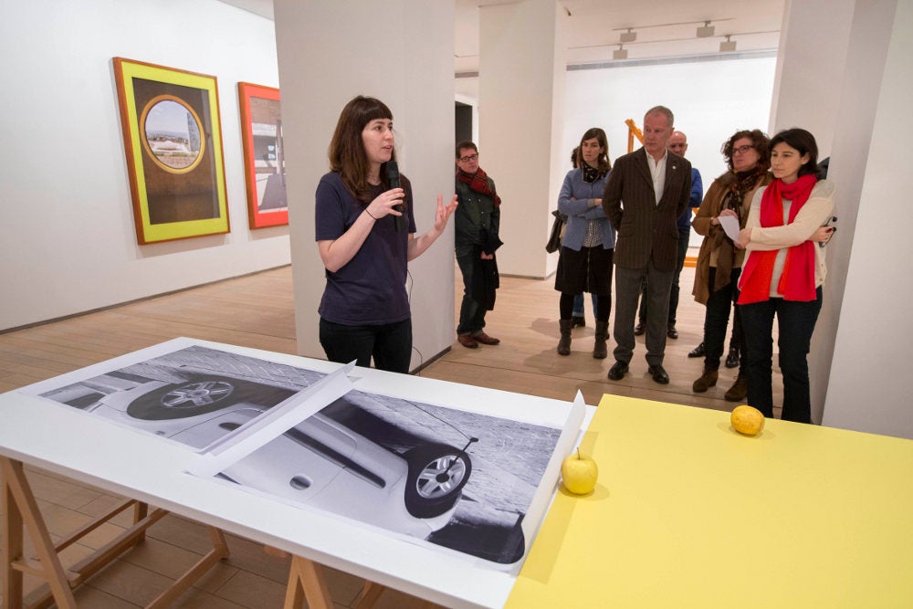 'Itinerarios' invita al público a "interactuar" con las obras en la Fundación Botín