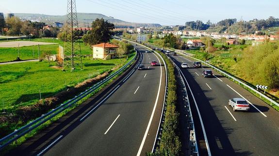 Tráfico denso en Cantabria