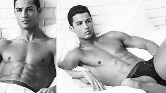 Cristiano presume de abdominales en una campaña de calzoncillos