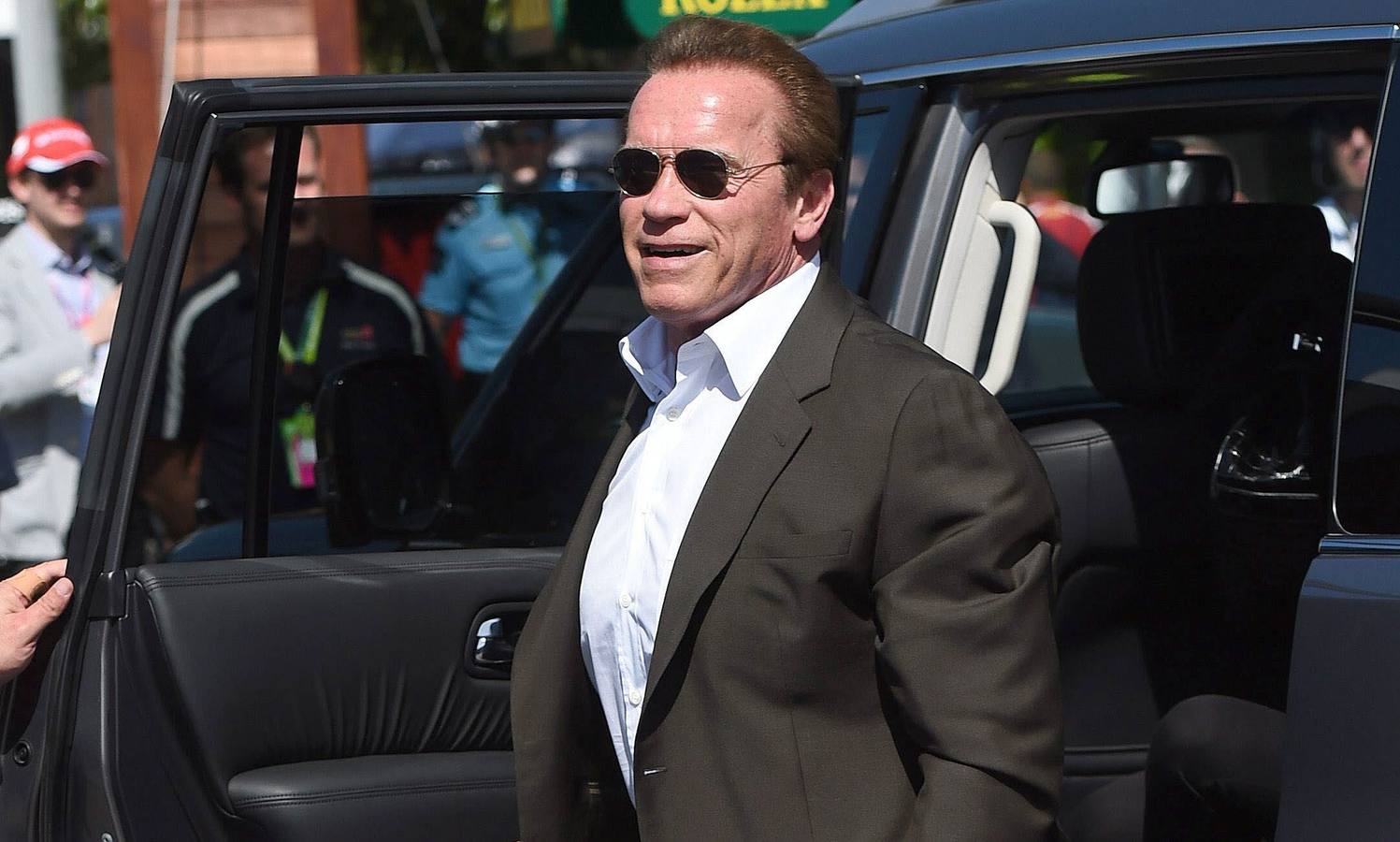 Schwarzenegger, estrella en Pekín
